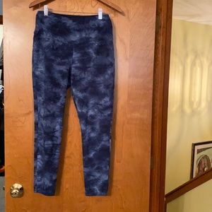 Rachel Zoe leggings tie dye blue size L